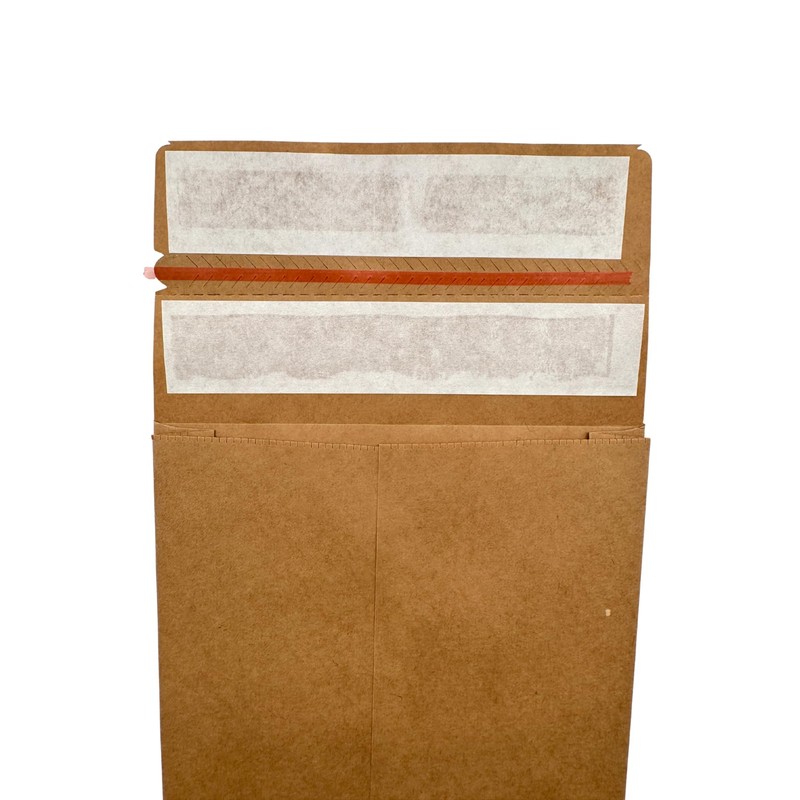 TEXSO Packaging - E/Com Reusable Envelopes with Double Stripes, Red