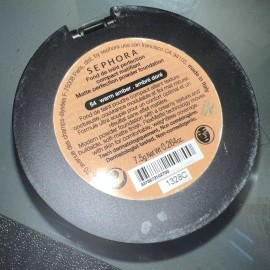 SEPHORA Matte Perfection Powder Foundation Full Size 54 Warm Amber