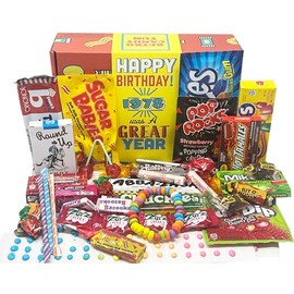 RETRO CANDY YUM ~ 1978 48th Birthday Gift Box Nostalgic Candy Assortment from Childhood for 48 Year Old Man or Woman Born 1978 Jr