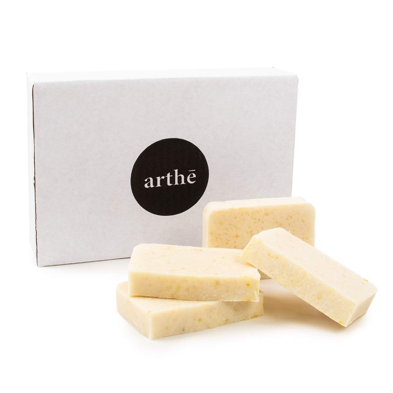 KIT DE 4 JABONES ARTESANALES DE CITRICOS Y VERBENA EN