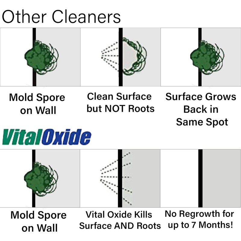 Vital Oxide Disinfectant, Deodorizer, Cleaner, Food-Contact Sanitizer, Virucide –(EPA registration
