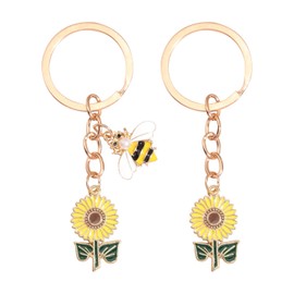 2 Pieces of Sunflower Keychains, Creative Keychains, Flower Keychains, Women’S Keychains, Bag Decoration Pendants