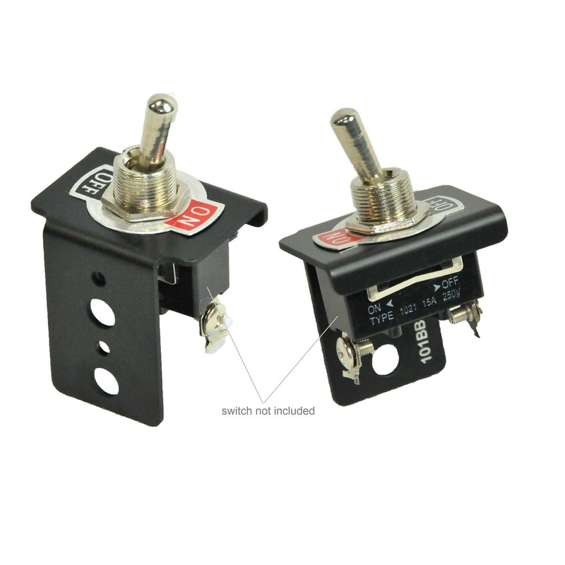 Bracket for Panel Mount Electrical Components Like Push Button Circuit