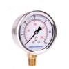 MEASUREMAN 2-1/2inch Dial Size, Oil Filled Pressure Gauge, 0-30psi/kpa, 304