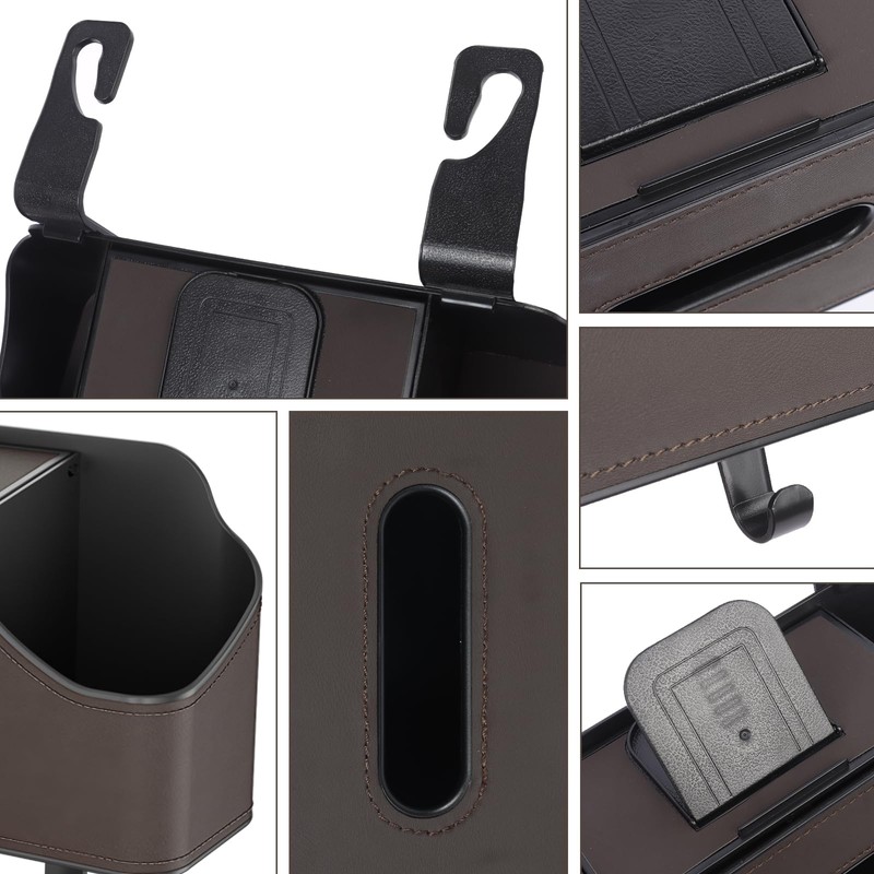 Figarge Car Seat Backrest Organiser Tissue Hanging Bag Multifunctional Organiser