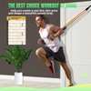 Resistance Bands Set with Yellow Handles, Exercise/Workout/Fitness Bands with Door