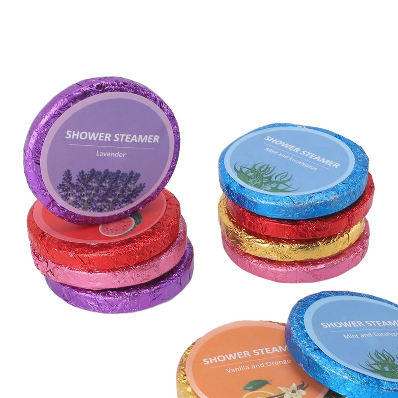 10pcs Shower Salt Tablet Refreshing Cleaning Aromatic Bath Salts Balls