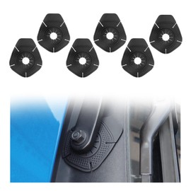 6PCS Car Windshield Wipers Hole Dust Cover,Premium Silicone Wiper Blades Hole Protection Device Prevents Blockage,Universal Automotive Exterior Accessories Fits Car Truck SUV (Black/6PCS)