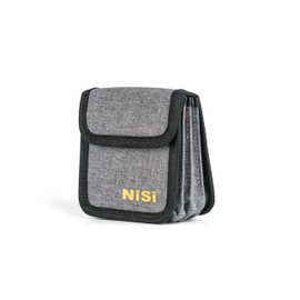 NiSi Filter Bag for Circular Filters (Holds up to 4 Circular Filters in Sizes up to 95mm), grey, Functional