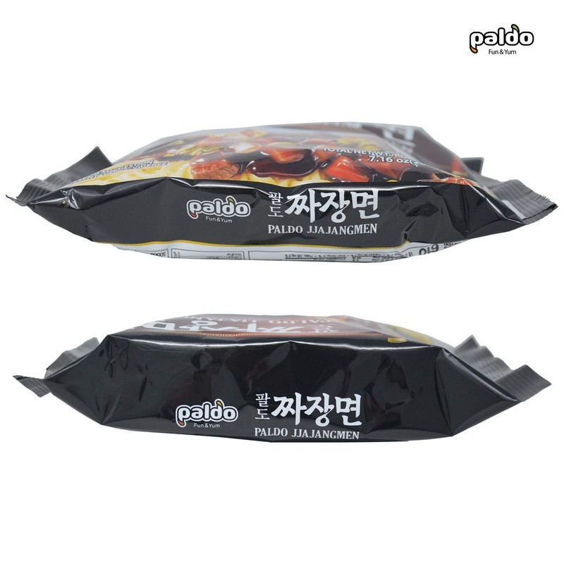 Paldo Lee Yeonbok Jjajang Myun/Jjamppong Noodle Soup (Jjajang, 16 Pack)