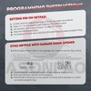 OKP-BX Overhead Door Garage Door Opener Keypad, Wireless (1Pack) 3-Years-Warranty