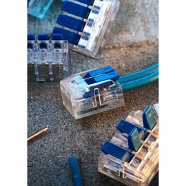 Miratic Connection Clamps with Lever Cable Clamps Electric Clamps for Cable 0.75-4 mm² IEC 450V/32A (3-Wire/6 Pieces)