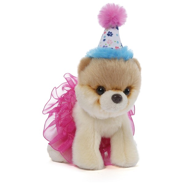 GUND Itty Bitty Boo Birthday Tutu Dog Stuffed Animal Plush, 5"