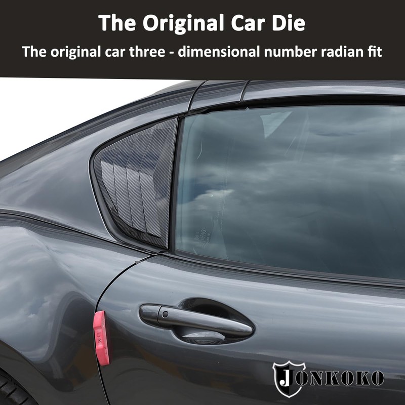 Car Rear Side Window Louvers For M@zda MX-5 ND 2015-2023