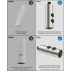 Hibbent Metal Pull Down Kitchen Faucet Head Replacement with 15