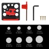 KETIPED Adjustable Drill Milling Dowel Round Rod Auxiliary Tool with