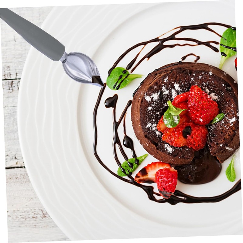 LABRIMP Painting Spoon Kitchen Utensils Decorating Spoons Stainless Steel DIY