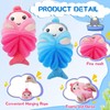 2 Pcs Bath Loofahs Kids Toddler Body Loofahs Cute Cartoon