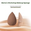 Momo's Workshop 2P Makeup Sponge Set, Soft Makeup Blending Sponges