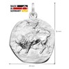 trendor Taurus Zodiac Sign Diameter 20 mm and Necklace 925