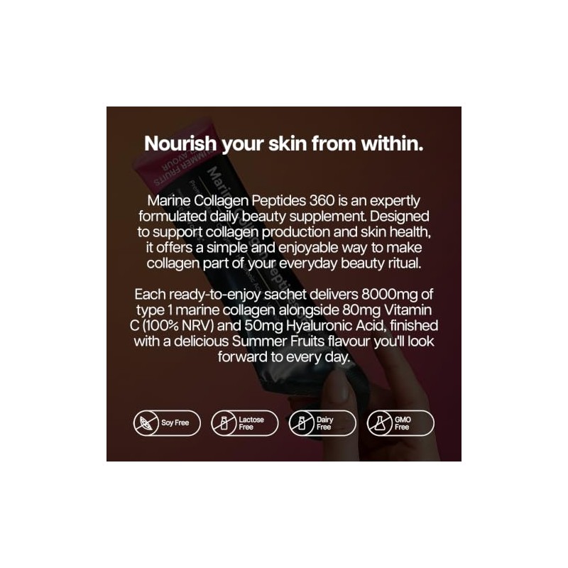 Protein Works | Marine Collagen Peptides 360, Summer Fruits, 14