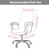 Melaluxe Office Chair Cover with Armrest Covers， Universal Stretch Desk