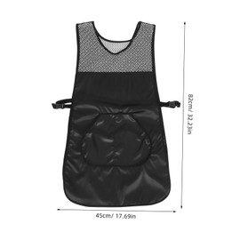 Mikinona Hairdressing Overalls Hairdresser Smock Hair Dyeing Apron Hair Stylist Smock Hair Stylist Apron Hair Salon Apron Salon Stylist Apron Cooking Apron Hairdressing Apron Black Fabric