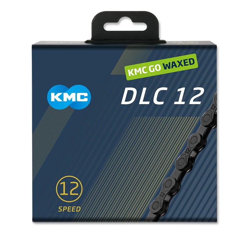 KMC Bicycle Chain, DLC12 Waxed, 1/2 Inch x 11/128 Inch,
