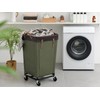 StorageWorks 160L Laundry Basket with Wheels, Large Rolling Hampers for