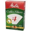 Melitta #4 Cone Coffee Filters, White, 100 Count - Packaging