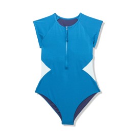 Carve Designs Women's All Day One Piece, MD Azul