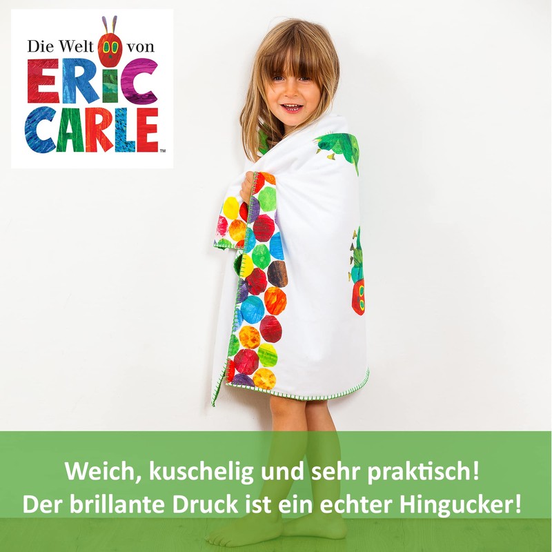 Smithy Babydecke Raupe Nimmersatt Baumwolle | Neugeborenen Decke Kuscheldecke |