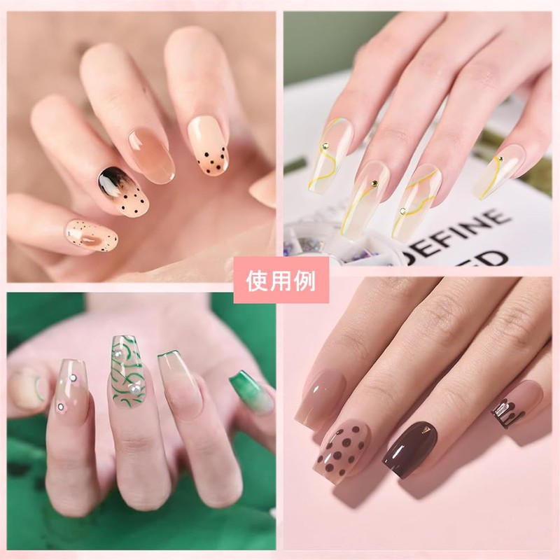LIKENNY Rhinestone Picking Pen Nail Dot Pen Set of 2