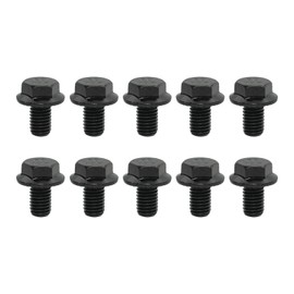 10-Pack 2307304 Torque Converter Bolts Compatible with GM 4L60E 4L65E 4L70E 4L80E 700R4 200-4R 3L80 4T60E 4T65E, M10-1.5x16mm Hex Flange Bolts, Grade 10.9 Galvanized