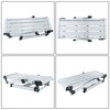 waltyotur Work Platform Aluminum Step Ladder Heavy Duty Foldable Aluminum