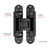 Alamic Invisible Hinges Concealed Door Hinge Heavy Duty Hidden Hinge