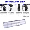 Rthynti Bike Stem Riser, 28.6mm Bike Stem Riser Extender, Bike