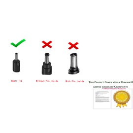 UpBright 14V AC/DC Adapter Compatible with Rockford RFD8008 POCKET POWER 2.0 15000mAh 55.5Wh XD Car Jump Starter Battery Charger CED-8008 CED8008 RFD-8008 14VDC 1A DC14V 14 V 1 A Power Supply Cord PSU