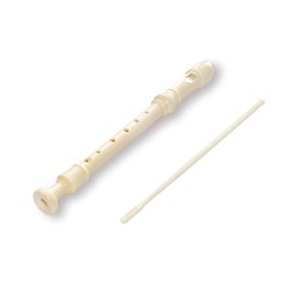ConCerto Plastic Soprano Flute w/Cleaning Stick and Storage Bag for Kids/Students/Beginners