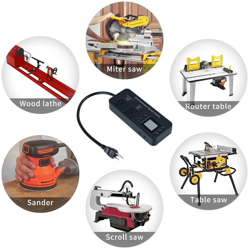 Automatic Vacuum Switch for Power Tools, Ortis Dust Control Autoswitch