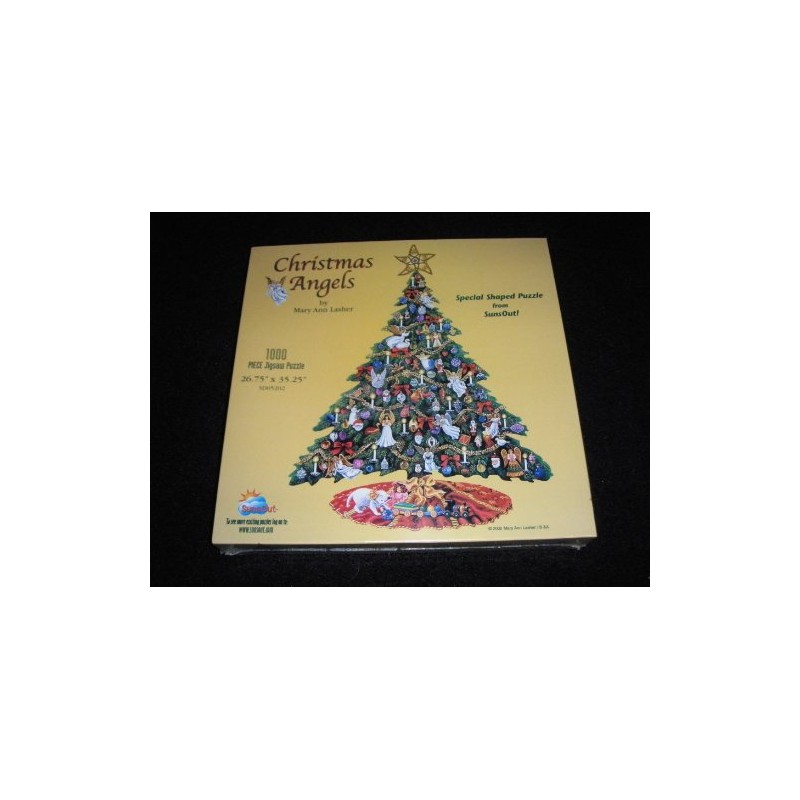 SunsOut Christmas Angels 1000 Piece Jigsaw Puzzle