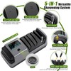 5-in-1 Electric Knife Sharpener for All Knives – Diamond Abrasive