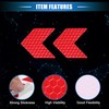 VekAuto 10 Pcs Reflective Stickers, Arrow Shape Universal for Cars