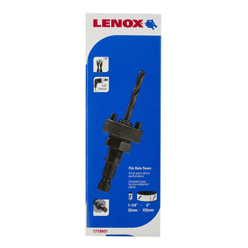 LENOX 1779801 Hole Saw Arbor 0.5 inches (13 mm)