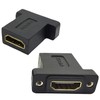 tunghey 2Pack HDMI Coupler Adapter Connector, Golden Plated HDMI Female
