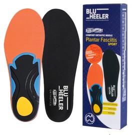 Sport Orthotic Insoles – Ultimate Comfort & Support for High-Impact Activities - By Blu Heeler (41-43)
