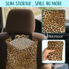 KXWQTRDD Car Trash Bag Brown Leopard Leak-Proof Waterproof Car Garbage