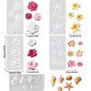 5pcs Silicone Nail Molds Flower Nail Mold Plumeria Cherry Blossom
