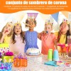 71 Coronas Rey Diy De Fiesta Dorada Con Calcomanía Oro