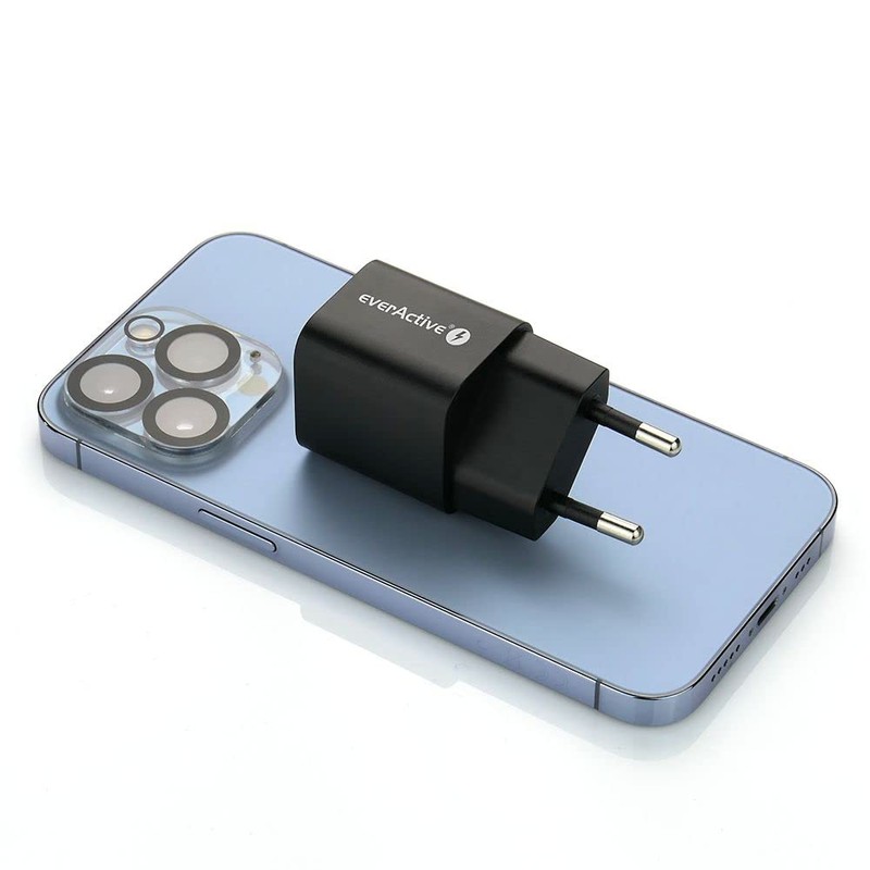 everActive GaN SC-390QB Mains Charger with USB QC3.0 and USB-C